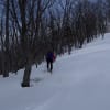 高畑スキー場から高畑山と三仏沢山