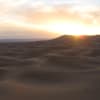 モロッコのエルフードより砂漠地帯へ入ったところ　“メルズーカ砂丘”