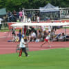 第５８回福岡県高等学校陸上競技対校選手権大会の様子　