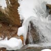 横谷渓谷の氷瀑をお散歩
