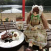 カフェのテラスにて…♪