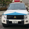 道警の警察車両　熊ロゴ