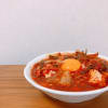 【簡単レシピ】【韓国料理】地獄の激辛スンドゥブチゲ【アレンジ】【注意】