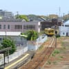 天竜浜名湖鉄道は新ラッピング車「ぶんぶん号」新所原駅到着（２０２２年５月　オマケは桜）