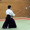 ☆尚武館☆合気道・「空手道●２０１１年第１４回熊本県立大学合気道部演武会（１３/１３）道主演武（３）木剣技