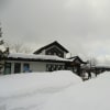 下北駅の雪景色