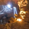ベトナムハロン湾の鍾乳洞写真