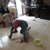 タイル貼り明け工事
