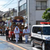 8月6日（日）晴、本牧神社の祭り、町内神輿渡御、印象。