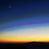 夕日と夜景・函館山２０１６年１２月３日