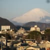 ２月１４日（土）７時の平塚・東海岸からの富士山・湘南平・箱根