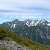 北アルプス　常念岳から蝶ヶ岳への縦走