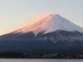 河口湖からみる富士山
