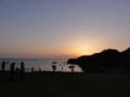 東シナ海に沈む夕日