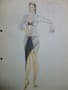 Fashion illustration for dress