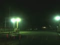 夜の車両基地　ﾊﾞｽ