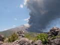 [44]火山灰が降ってきます