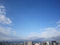 空の変化を朝と昼～季節が冬？。寒いです・・・