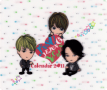 JYJ 2011年 卓上カレンダー（イラストカット）