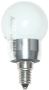 クリプトンＬＥＤ電球　【調光】　選べる色温度　ホワイトカバー　電球色　ハイパワー３Ｗ　Ｅ１４　Ｄ５０