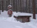 [5]案内板は雪に埋まっていた　