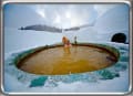 然別湖、永上ア－トとシバレの風景