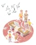 高野団地イラスト