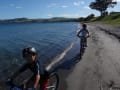 Lake Front Cycling Taupo New Zealand