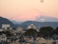 1月9日（金）7時の富士山、湘南平、箱根
