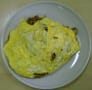 オムソバ　平成２７年五月Yakisoba is covered with an omelet on May 2015 .