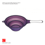 Nerith Silicone Collapsible Colander Strainer