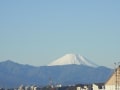 富士山　今日の朝と夕