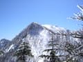 積雪期の女峰山