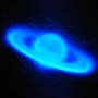 saturn in blue