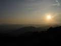 妙見山からの夕陽