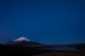 富士山　朝焼け