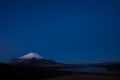 富士山　朝焼け