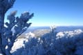 雪化粧の韓国岳