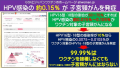 ワクチン接種しなくても、99.99％はワクチン対象の子宮頸がんにはならない