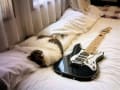 猫とギターとお昼寝と