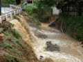 炭山災害の状況　豪雨の日（８月１４日）