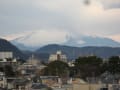 １月４日（日）８時の富士山、湘南平、箱根