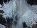 真冬の華厳の滝