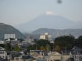 １１月１７日８時の富士山と湘南平