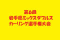 第６回岩手県ミックスダブルスカーリング選手権大会