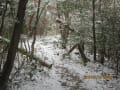 中山寺奥の院の雪景色