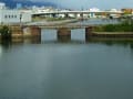 川崎重工業兵庫工場の煉瓦壁と和田旋回橋（神戸市兵庫区）[20141006]