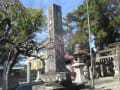 神社の紅白枝垂れ梅＆高田本山の彼岸桜　