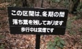 [23]koku10 落ち葉の看板