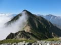 鹿島槍ヶ岳(2890m)②　－(赤岩尾根)－